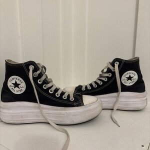 Converse Black and White High-Tops